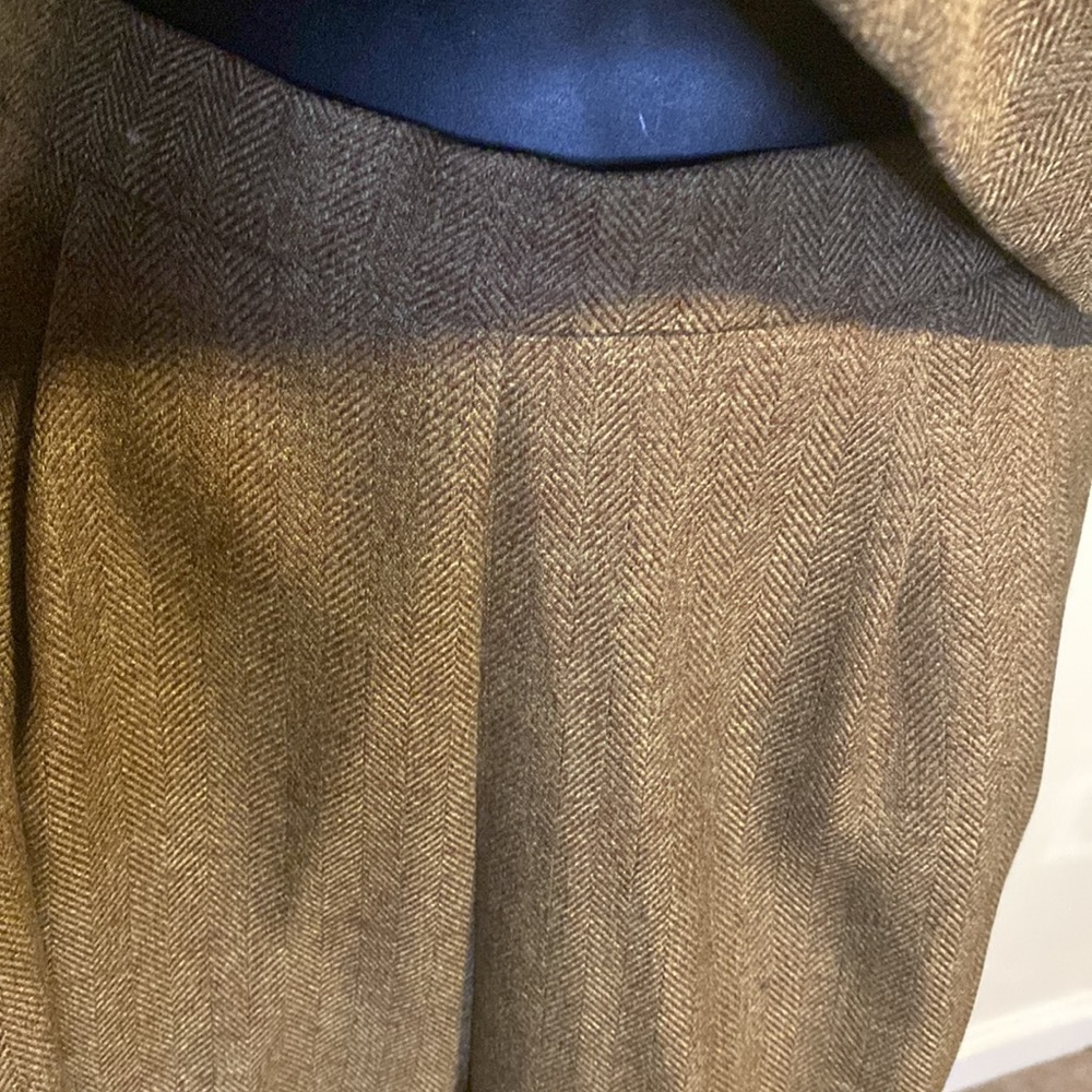 PRE-OWNED WOMEN KORET 2 PIECE GREEN PANTSUIT PANTS & BLAZER - Picture 10 of 16